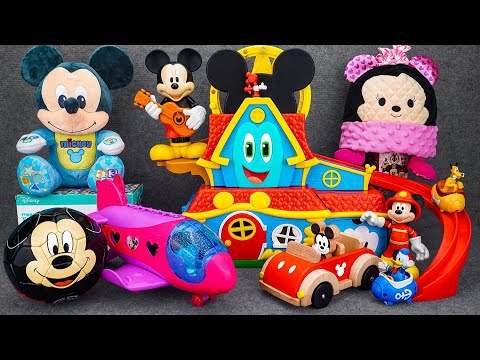 Satisfying with Unboxing Minnie Mouse Roller Coaster Jumbo Fun House Playset | Review Toys ASMR