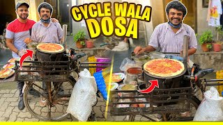 Hardworking Man selling 100 varieties of Dosa on CycIe 😱😱||अपनी Cycle पे  ही Kitchen बना दिया 😲😲