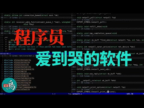 程序员爱到哭泣的软件 l 老鳴播客