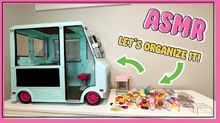 🍦 ASMR Organizing My Miniature Ice Cream Truck | Our Generation Sweet Stop 🍧 | No Talking