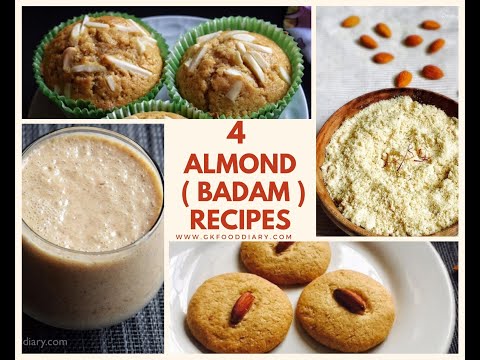 4 Almond (Badam) Recipes | Immunity booster and Brain Development  | Baby Food