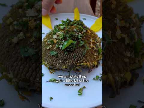 We ate an entire sunflower head...