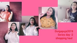 Durgapuja2k19. Clothing shopping 😊😊!!feeling pujo pujo.. Series day.2 #itsmulitisolve #durgapuja