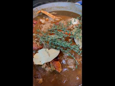 Part two of the #chicken seafood #gumbo