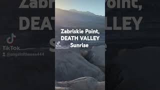 Death Valley Sunrise #Zabriskiepoint #deathvalley #desert #sunrise #foryou #beautiful #scenichikes