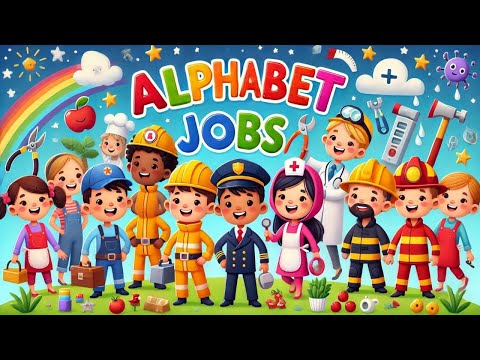 Alphabet Jobs! | Let's Learn & Sing | Fun Learning Songs for Kids