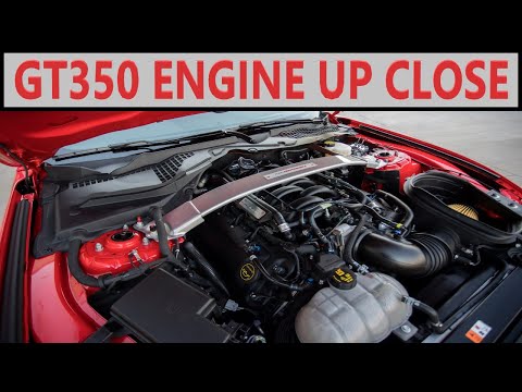 Shelby GT350 Engine Components Up Close