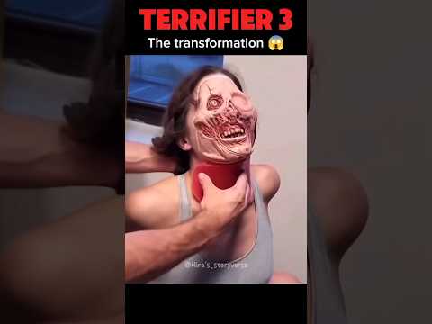 Vicky makeover in terrifier 3 😱 #shorts #shortsfeed #terrifier3 #movie #scary #horror #fyp