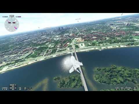 【世界の首都 #64】ポーランド ー ワルシャワ上空を遊覧飛行【Microsoft Flight Simulator】Poland, Warsaw, MSFS