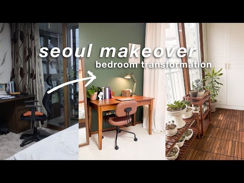 Bedroom Makeover in Seoul | Transformation, DIYs and Styling