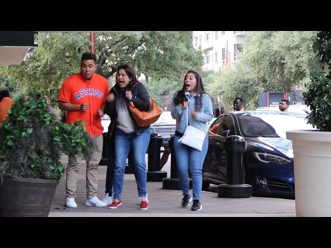 BUSHMAN PRANK -- Houston Astros Gameday Scare!