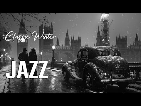 Classic Winter Vibes ❄️ Swing Jazz on London Streets in the 1930s-1940s | Big Band Elegance Awaits