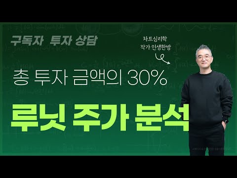 루닛 주가 분석 - 총 투자 금액의 30% 구독자 투자 상담