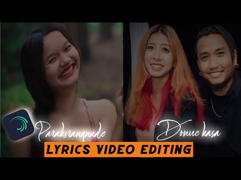 Maikai alight motion lyrics segen || Alight motion video editing garo | Alight motion garo video