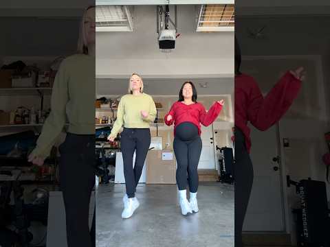 8 month pregnancy shuffles #pregnancydance #shuffle