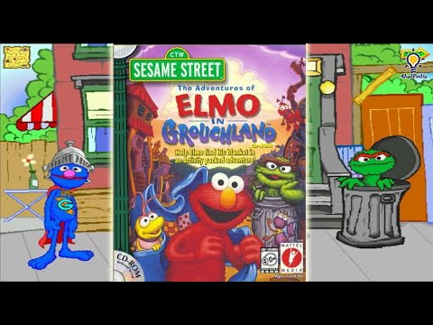 Sesame Street: The Adventures of Elmo in Grouchland (PC,Windows) [1999]. Longplay | No Commentary