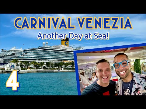 Carnival Venezia: Another day at sea...exploring the ship & making friends! | PART 4, January 2024