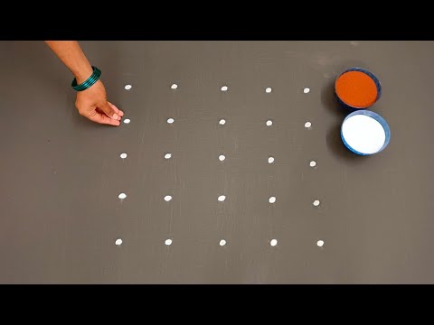 Krishnajayandi special poo kolam|5*5aavanimmadhamrangoli|gokulashtamidiyamuggulu|Colours Rangoli