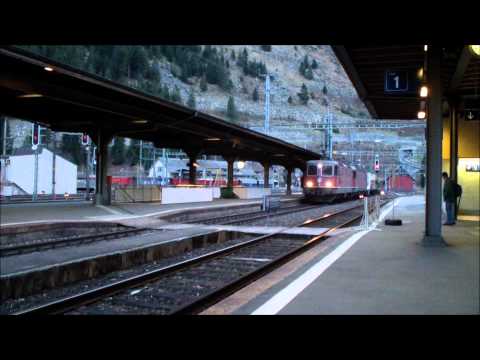 Gare d'Erstfeld et de Göschenen - 19.11.11