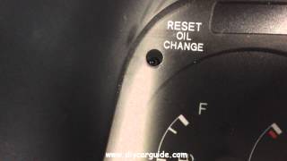 Toyota Hiace Oil Change Reminder Light Reset