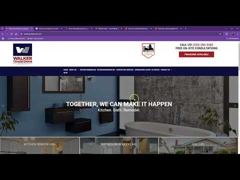 Website Analysis Video for Walker Tradesman Construction