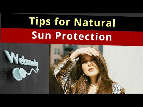 Natural Sun Protection from Ultraviolet Damage Without Chemicals