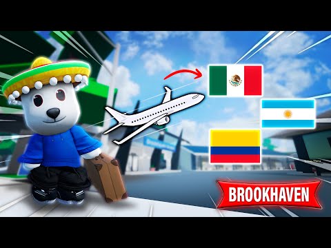 Viajando a Latinoamérica en Brookhaven🤣✈️🏡