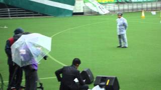 20141101 東京V vs札幌　ゴール裏に佐藤利奈＆新井里美 登場！