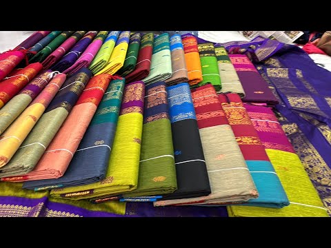 Kalyani Cotton Sarees ‼️  Bangalore Basavanagudi | Lj Shopping Vlogs