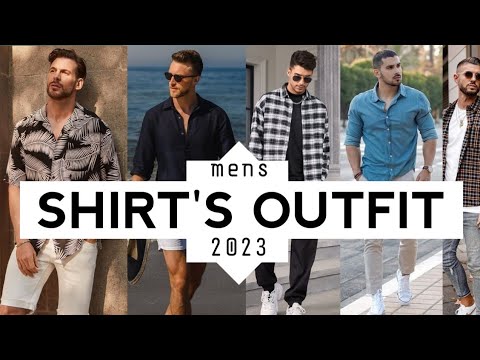 16 SHIRT'S Outfit Ideas Men's | 2023 mens fashion