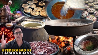 Hyderabad Ki Shadi Ka Khana | Hyderabadi Wedding Food | Hyderabadi Muslim Wedding Food