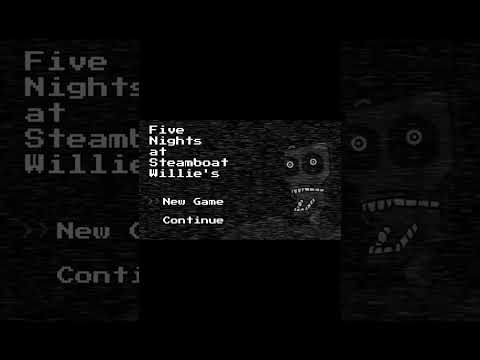 Five Nights at Steamboat Willie's Title Screen #steamboatwillie #fnaf #fnaffangames #mickeymouse