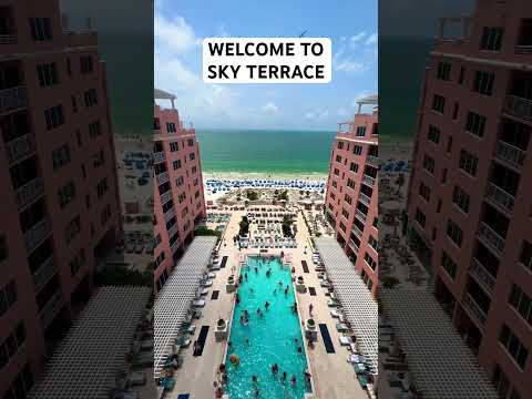 Sky Terrace at Clearwater Beach❤️ #skyterrace #florida #beachvibes @HyattClearwaterBeach