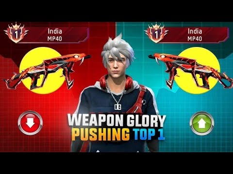 INDIA TOP 1 PUSHING KISI KARE|||MP40 AND KISI BHI GUN ME WEAPON GLORY KISI KARE (Ep-7)