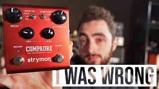 Why I HATED Compressor Pedals (and I was wrong) Strymon Compadre