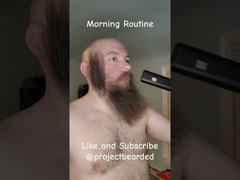 Morning Beard Routine #bearding #beard #beards #barber #beardstyle #menshealth #funny #beardy