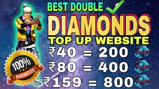 😱OMG: DOUBLE DIAMONDS TOP UP WEBSITE WITH PROOF ||   FREE FIRE DOUBLE DIAMOND TOP UP REAL WEBSITE