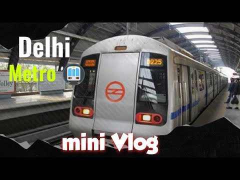 Delhi Metro Journey Mini Vlog | DMRC vlog | #minivlog #dmrc #delhi #metro