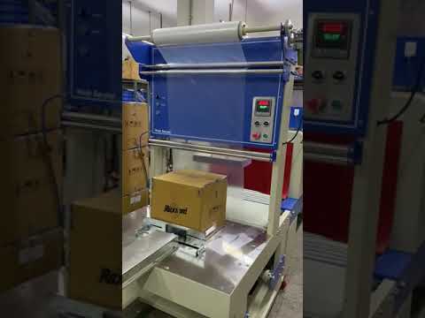 Heavy Duty Carton Box Wrapping Machine with Integrated Web Sealer and Shrink Tunnel System