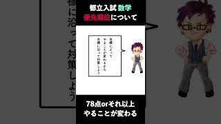 【2023都立入試】数学の優先順位について