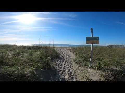 Carolina Beach walk sun and sand part 1 #myrtlebeach #myrtlebeachvlog #hiltonhead