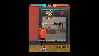 free fire Max cs rank 1vs4 game play ▶️ shorts video #freefire  #shorts