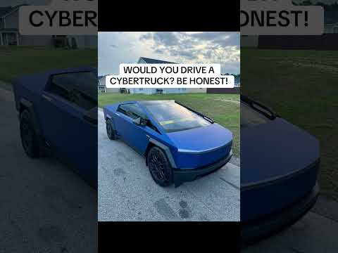 Be completely honest with yourself, would you drive a Cybertruck? #cybertruck