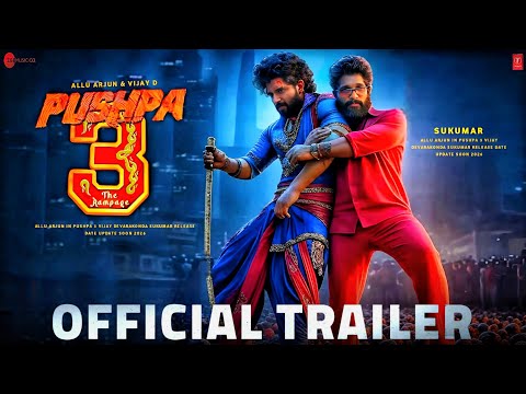 Pushpa 3 : The Rampage - Official Trailer | Allu Ajrun, Rashmika | Akshay Kumar, Fahadh Faasil