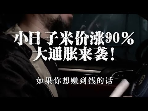 小日子米价涨90%，大通胀来袭! #经济 #金融 #财经 #商业 #日本大米