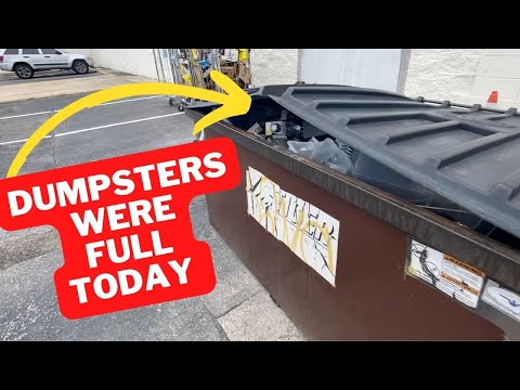 DUMPSTER DIVING Filled Up My Car TWICE!!!