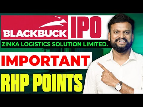 Zinka Logistics Solutions Ltd IPO | Blackbuck IPO important RHP Points