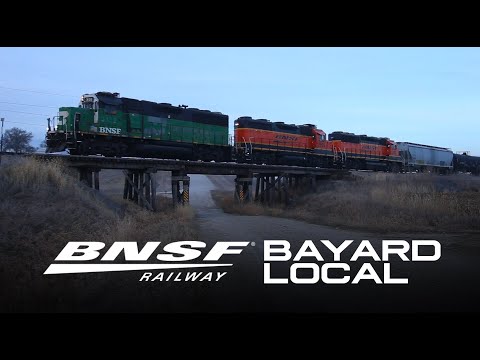 BNSF 3132 on the Bayard Local - 12/14/23