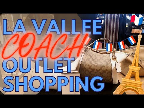 COACH OUTLET SHOPPING AT LA VALLEE  VILLAGE, PARIS | MASSIVE DISCOUNTS SO COME SHOP WITH ME!