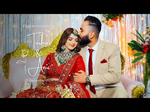 Anu & Tushar | 1st Wedding Anniversary | 2024 | Bharat Production | +91 90346 12366